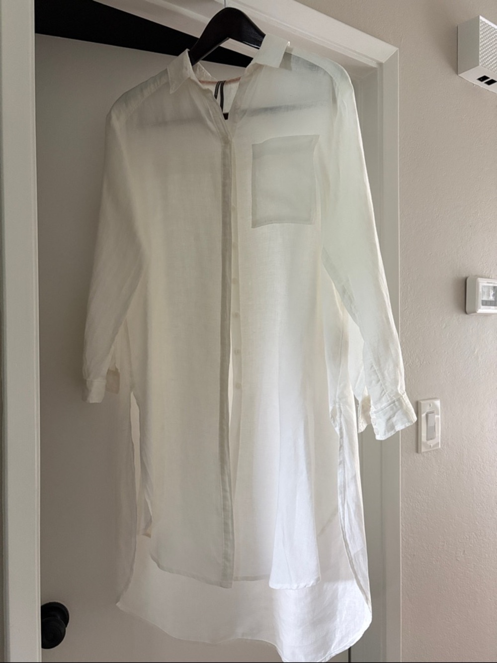 Anthropologie Relaxed Buttondown Linen Tunic - Picture 6 of 8